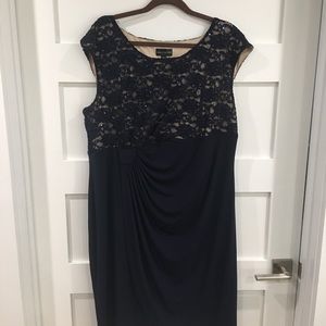 Blue sequence dress